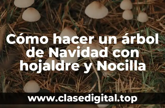 Cómo hacer un árbol de Navidad con hojaldre y Nocilla