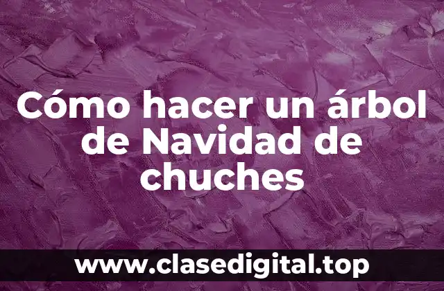 ¿Qué es un árbol de Navidad de chuches?