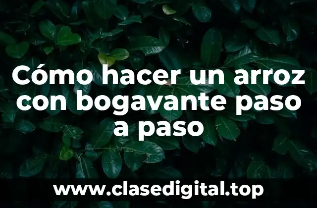 Cómo hacer un arroz con bogavante paso a paso