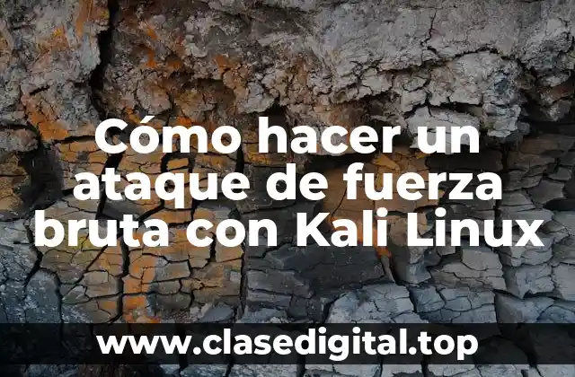 ¿Qué es un ataque de fuerza bruta y cómo se utiliza?