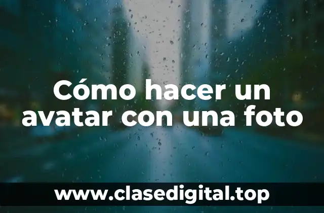 Cómo hacer un avatar con una foto