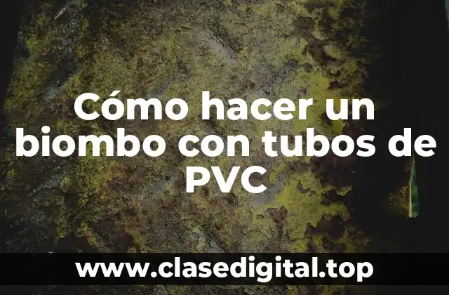 Cómo hacer un biombo con tubos de PVC