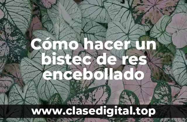 Cómo hacer un bistec de res encebollado