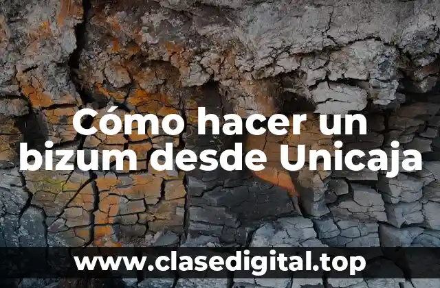 Cómo hacer un bizum desde Unicaja