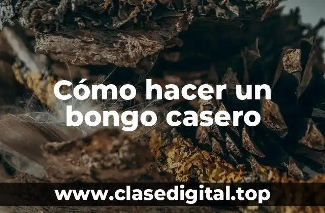 Cómo hacer un bongo casero