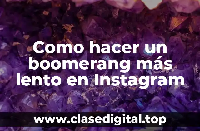 ¿Qué es un boomerang en Instagram?