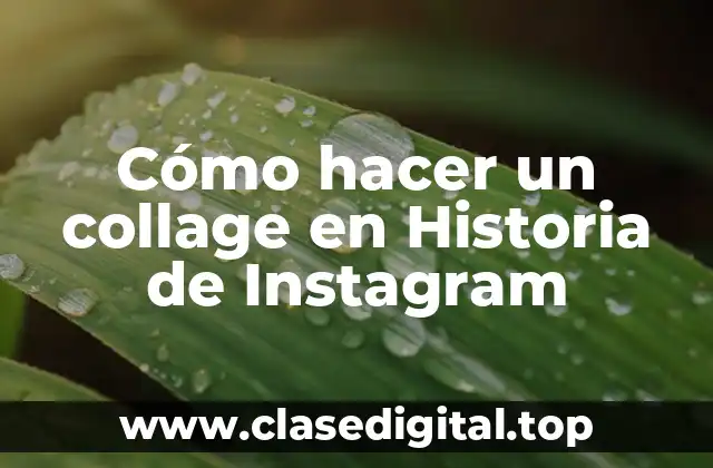 Cómo hacer un collage en Historia de Instagram