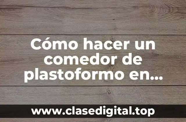 Cómo hacer un comedor de plastoformo en forma de ovalo