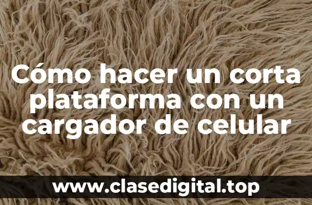 ¿Qué es un corta plataforma y para qué sirve?