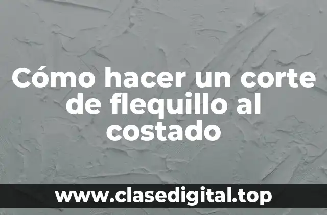 Cómo hacer un corte de flequillo al costado