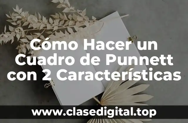 Cómo Hacer un Cuadro de Punnett con 2 Características
