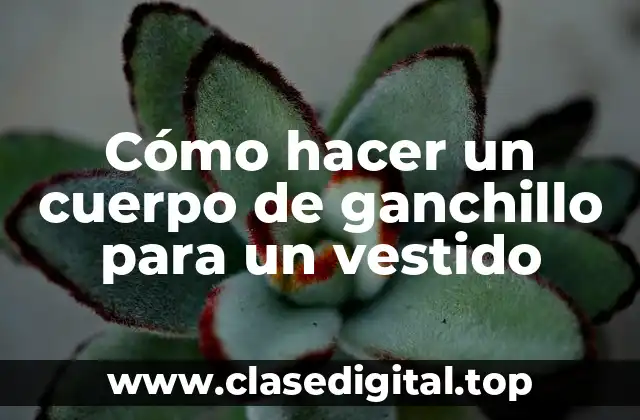 Cómo hacer un cuerpo de ganchillo para un vestido