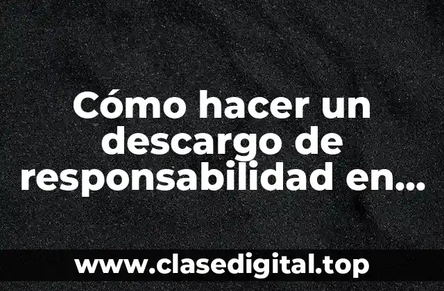 Cómo hacer un descargo de responsabilidad en Facebook