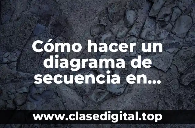 Cómo hacer un diagrama de secuencia en Enterprise Architect