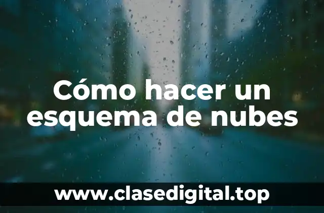Cómo hacer un esquema de nubes