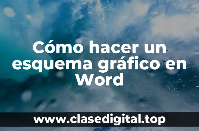 Cómo hacer un esquema gráfico en Word