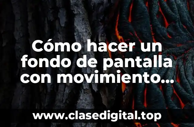 Cómo hacer un fondo de pantalla con movimiento para iPhone