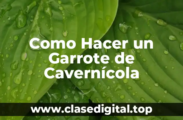 Como Hacer un Garrote de Cavernícola