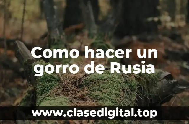 ¿Qué es un gorro de Rusia?