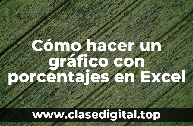 Cómo hacer un gráfico con porcentajes en Excel