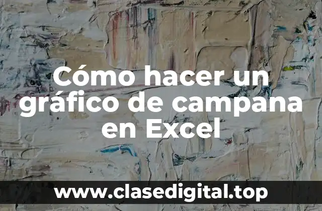 ¿Qué es un gráfico de campana en Excel?
