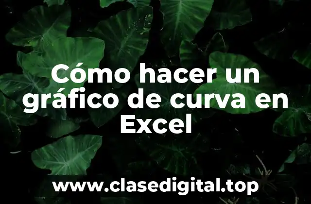 Cómo hacer un gráfico de curva en Excel