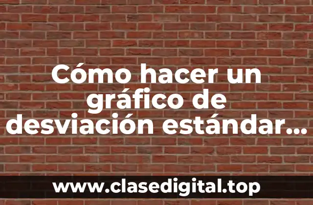 Cómo hacer un gráfico de desviación estándar en Excel