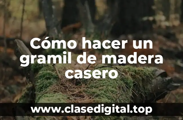 Cómo hacer un gramil de madera casero