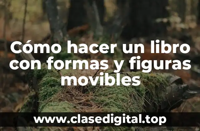 Cómo hacer un libro con formas y figuras movibles