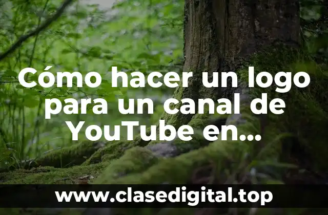 Cómo hacer un logo para un canal de YouTube en Photoshop