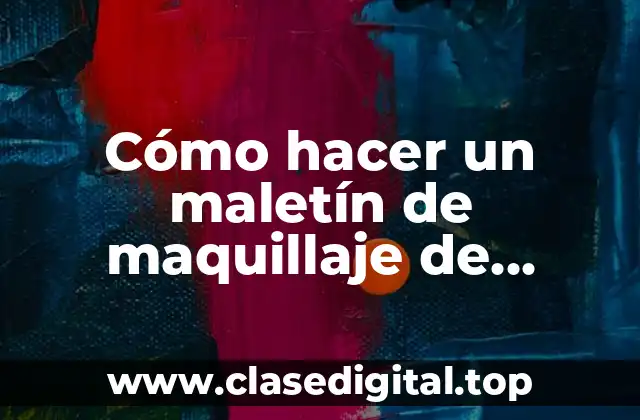 Cómo hacer un maletín de maquillaje de madera