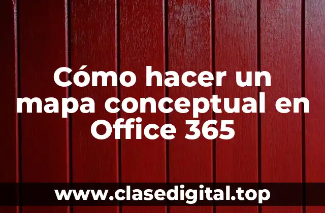 Cómo hacer un mapa conceptual en Office 365