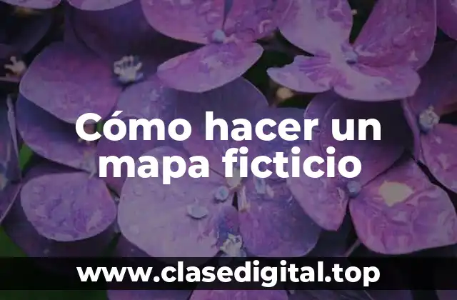 Cómo hacer un mapa ficticio