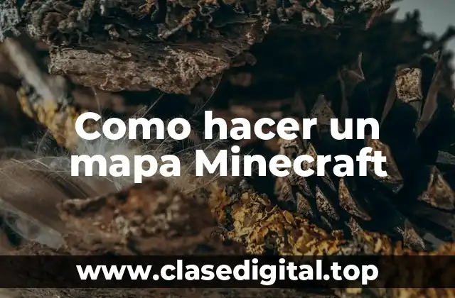 ¿Qué es un mapa Minecraft?