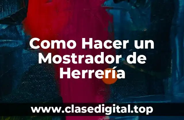¿Qué es un Mostrador de Herrería?