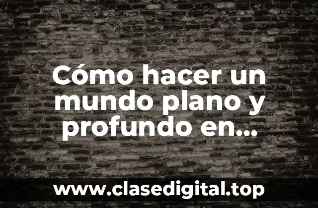 Cómo hacer un mundo plano y profundo en Minecraft