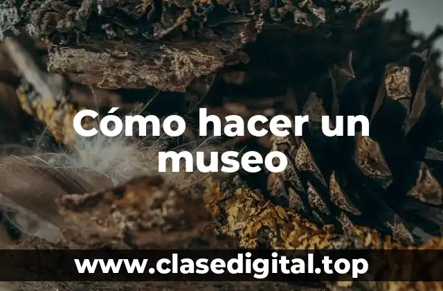 Cómo hacer un museo