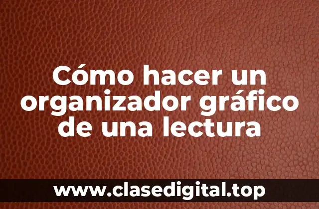 Cómo hacer un organizador gráfico de una lectura