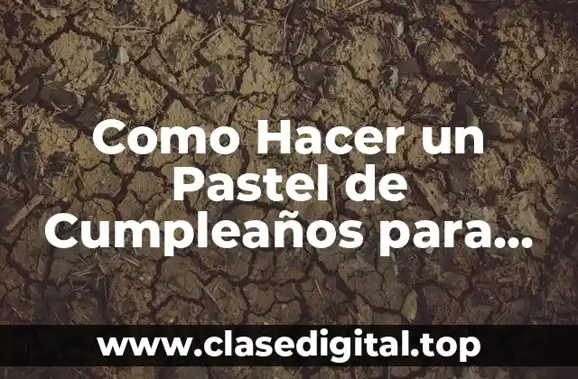 Como Hacer un Pastel de Cumpleaños para Perros