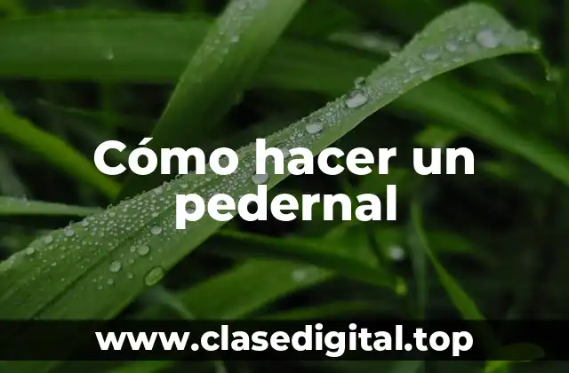 Cómo hacer un pedernal