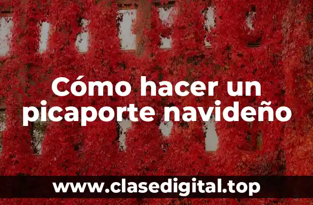 Cómo hacer un picaporte navideño