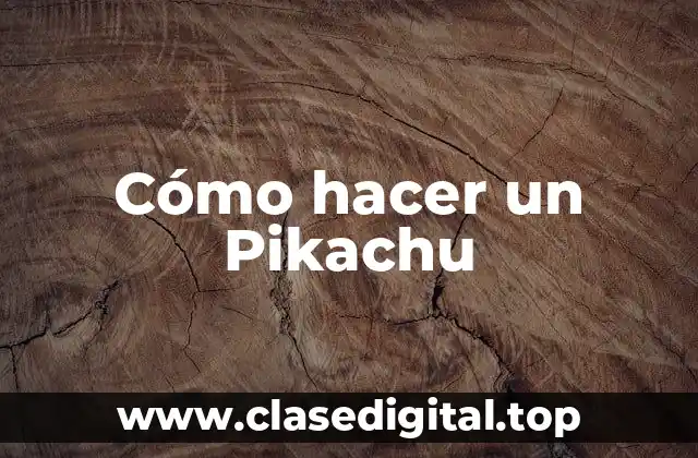 ¿Qué es un Pikachu?