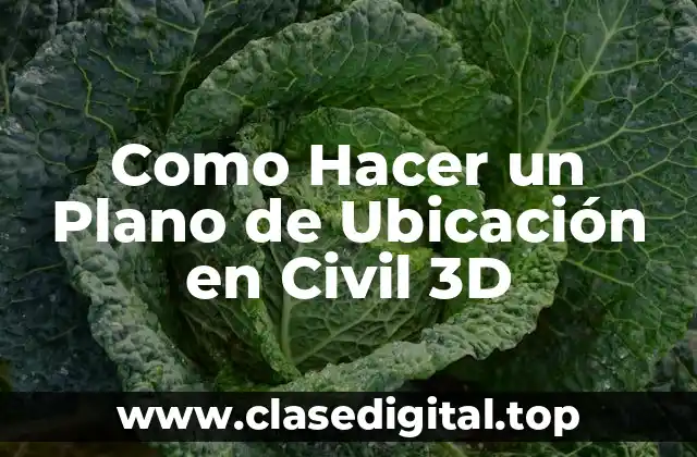 Como Hacer un Plano de Ubicación en Civil 3D