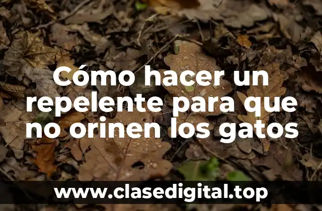 ¿Qué es un repelente para gatos y cómo funciona?