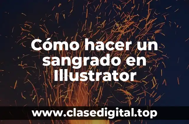 Cómo hacer un sangrado en Illustrator