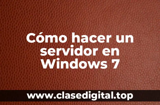 ¿Qué es un servidor y para qué sirve?