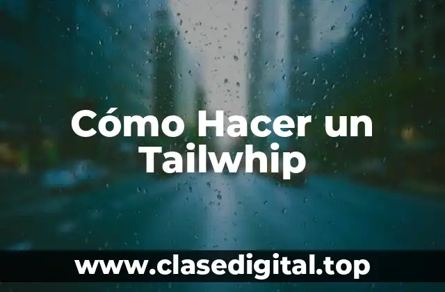 ¿Qué es un Tailwhip?