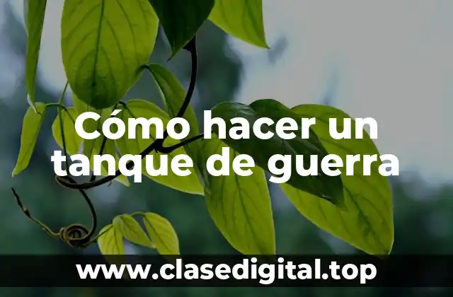 ¿Qué es un tanque de guerra y para qué sirve?