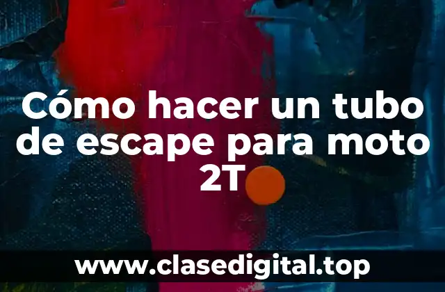 Cómo hacer un tubo de escape para moto 2T