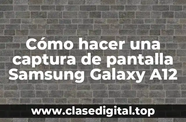 Captura de pantalla Samsung Galaxy A12